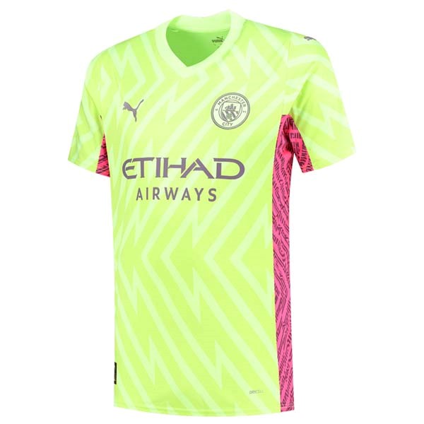 Thailandia Maglia Manchester City Prima Portiere 23/24 Verde